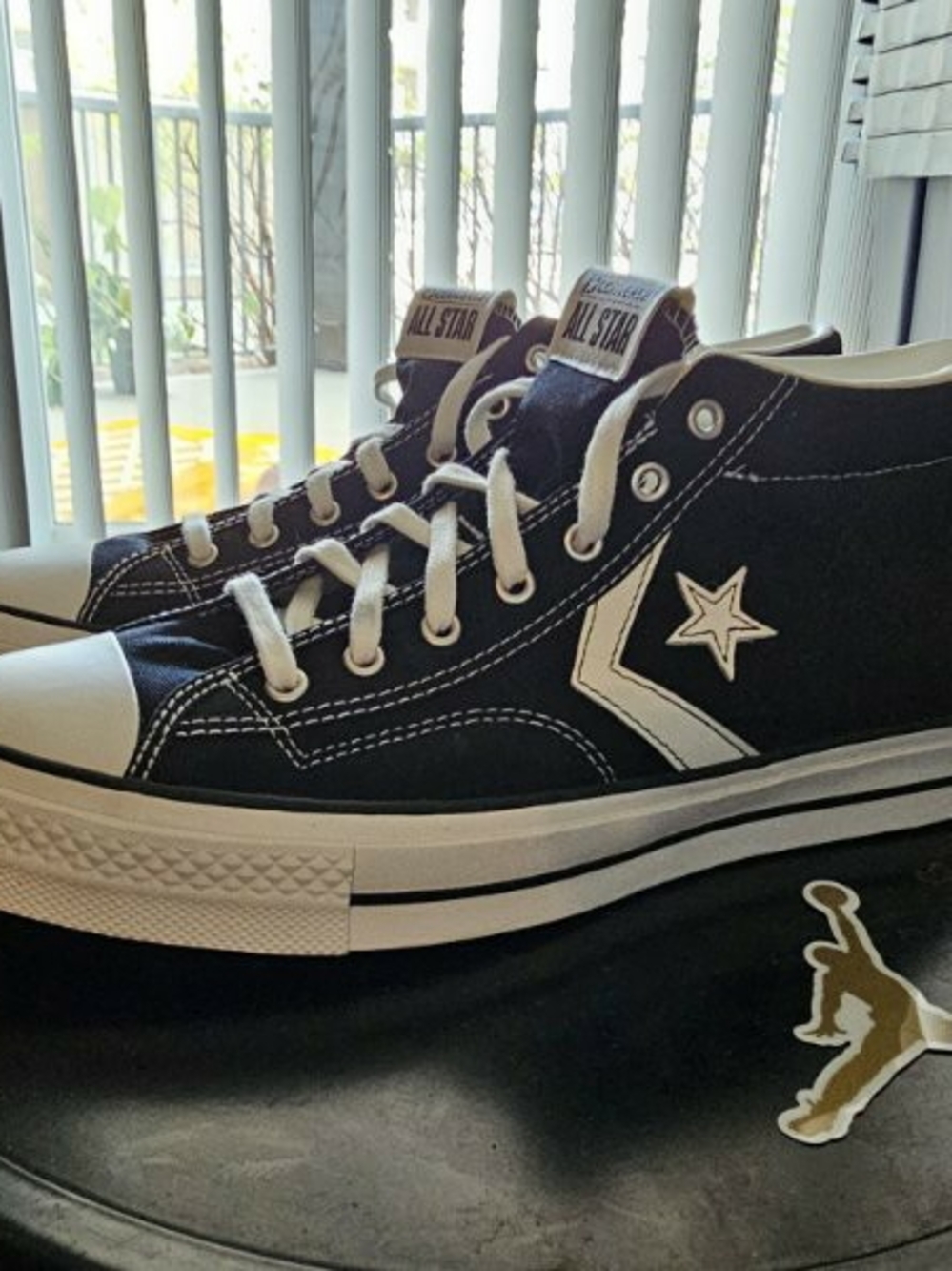 Converse Black and White Low-Top Sneakers